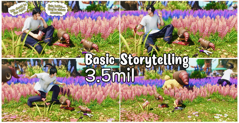 Storytelling Comic Style - no extra options 3.5mil