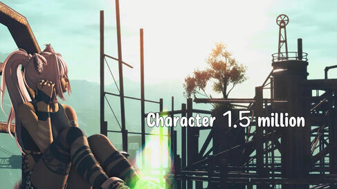 Single character scenery shot - no extra options 1.5mil