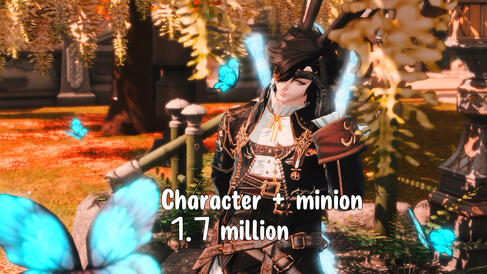 Single character scenery shot + minion 1.7mil