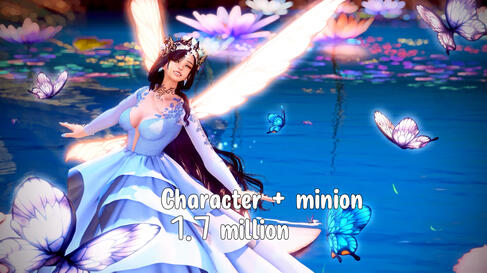 Single character scenery shot + minion 1.7mil