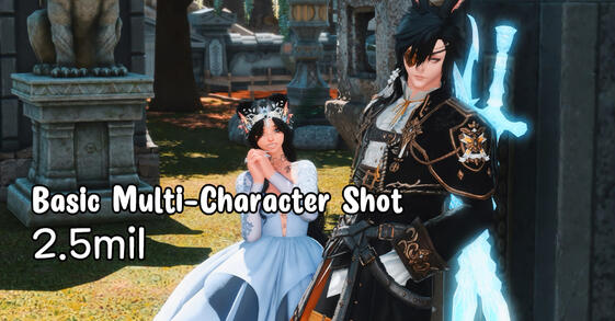 Multi-character shot - no extra options 2.5mil