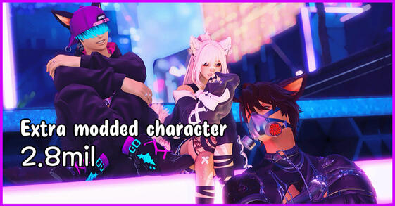 Multi-character shot + extra modded character 2.8mil