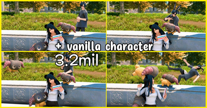 Collage Style + extra vanilla character 3.2mil